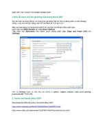 Một số thủ thuật sử dụng Word 2007