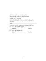 Bài dự thi liên môn: An toàn giao thông là hạnh phúc mọi người mọi nhà