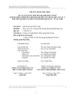 Thuyết minh tổng hợp – đồ án quy hoạch chi tiết tỷ lệ 1 500 xây dựng khu đô thị mới