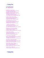 Tuyển tập thơ Nguyễn Bính hay chọn lọc