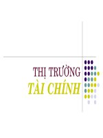 Slide bài giảng tài chính tiền tệ cô vũ thị minh hằng chương 6 thị trường tài chính 