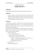 Thuật toán UCS, thuật toán cổ điển hay