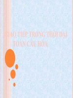 Kĩ năng giao tiếp trong thời đại toàn cầu hóa