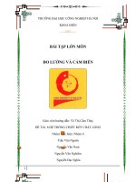 he thong chiet rot  chat long trong san xuat