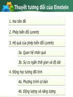 Giáo trình   bài tập chương 4 thuyết tương đối hẹp 