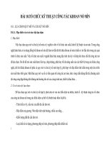 BÀI 10 tổ CHỨC kỹ THUẬT CÔNG tác KHOAN nổ mìn 