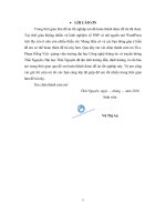 Xây dựng website học tiếng anh trực tuyến cho học sinh trường THPT lê quý đôn thái bình 