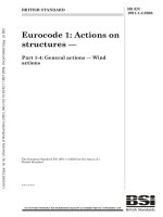 Tiêu chuẩn Châu Âu EC1: Tải trọng công trình phần 1.4 (BS EN1991 1 4 e 2005 Action on structure part 1.4: Wind action)