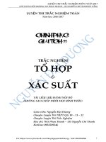 Chinh phục giải tích 11 Trắc nghiệm tổ hợp & xác suất