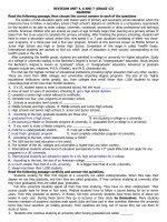 REVISION 12 UNIT 4 5 6 