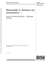 Tiêu chuẩn Châu Âu EC1: Tải trọng công trình phần 1.5 (Eurocode BS EN1991 1 5 e 2003 Action on structure part 1.5: Thermal action)