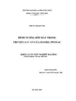 Khoá luận tốt nghiệp hình tượng đôi mắt trong truyện mắt sói của daniel pennac 