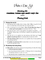 Tài liệu học tập môn toán 8 học kì 2