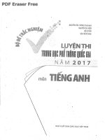 luyện thiTHPT quốc gia môn TIẾNGANH