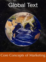 Global text core concepts of marketing