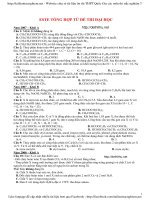 64 câu trắc nghiệm ESTE trong đề thi đại học có đáp án