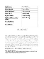 Kịch bản chương trình Radio Âm nhạc 12h  Chủ đề biển VOV giao thông