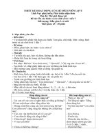 THIẾT kế HOẠT ĐỘNG có CHỦ ĐÍCH môn LQVT