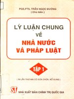 Lý luận chung về nhà nước và pháp luật 