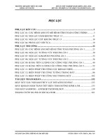 03. MỤC LỤC PHỤ LỤC