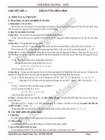 Chuyen de  PHAN UNG HOA HOC   can bang oxi hoa  khu  