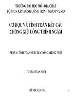 PHẦN 4: TÍNH TOÁN KẾT CẤU CHỐNG KHUNG THÉP