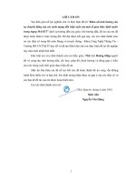 Khảo sát ảnh hưởng của sự chuyển động của các node mạng đến hiệu suất của một số giao thức định tuyến trong mạng MANET 