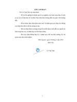 Xây dựng chương trình quản lý bán hàng ăn cho nhà hàng ngon quán – thái nguyên