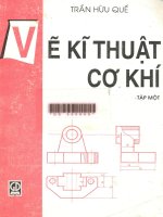 Vẽ kỹ thuật cơ khí tập 2 trần hữu quế 