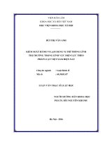 Kiểm soát hành vi lạm dụng vị trí thống lĩnh thị trường trong lĩnh vực điện lực theo pháp luật Việt Nam hiện nay