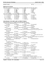 Giao trinh     bai tap revision for unit 7 mind and body student 