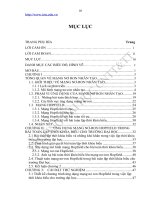 Ứng dụng mạng nơ ron hopfield giải bài toán lập thời khóa biểu 