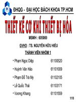 GIAO TRINH   THIET KE CO KHI THIET BI HOA 