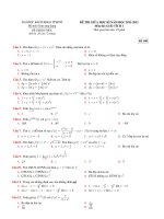 Giao trinh     bai tap đề + đáp án giữa kì 2011 2012 đề 2 (dự thính) 