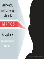 Principles of marketing MKTG 8e joe hair carl mcdaniel  chapter 08