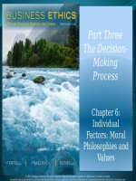 Business ethics ethical decision making and case 10e chapter 6 