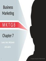 Principles of marketing MKTG 8e joe hair carl mcdaniel  chapter 07 