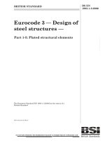 Tiêu chuẩn Châu Âu EC3: Kết cấu thép phần 1.5: Cấu kiện tấm (Eurocode3 BS EN1993 1 5 e 2006 Design of steel structures part 1.5: Plated structural elements)