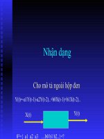 GIAO TRINH   BAI 3 NHAN DANG 