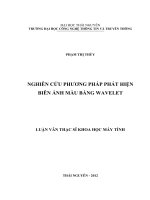 Nghiên cứu phương pháp phát hiện biên ảnh màu bằng wavelet
