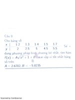 Giao trinh     bai tap bài tập đạo hàm và vi phân có lời giải 