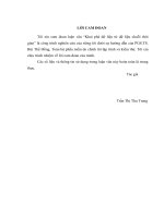 Khai phá luật kết hợp từ dữ liệu chuỗi thời gian 