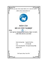 Xây dựng website bán hàng trực tuyến cho nhà hàng gau cho 