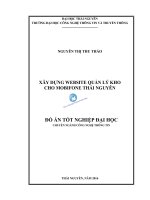 Xây dựng website quản lý kho cho mobifone thái nguyên 