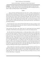 BÀI DỰ THI THAM GIA CUỘC THI TÌM HIỂU “ BÁC HỒ VỚI THANH HOÁ – THANH HOÁ LÀM THEO LỜI BÁC HỒ DẠY”