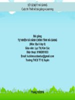 BÀI GIANG   địa lí tự NHIÊN hà GIANG