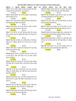 Giao trinh     bai tap đề thi cuối kì có đáp án (tham khảo) 