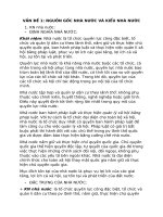 ĐỀ CƯƠNG ÔN TẬP LÝ LUẬN NHÀ NƯỚC VÀ PHÁP LUẬT