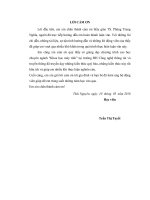 Nghiên cứu phương pháp nhận dạng người nói sử dụng kỹ thuật pha trộn gaussian 