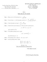 Giao trinh     bai tap đề cuối kỳ 2014 2015 ca 1 
